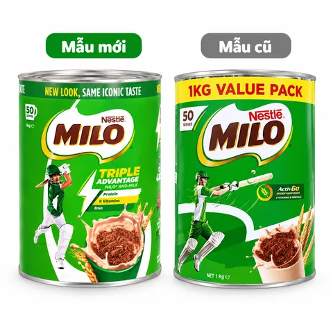Sữa Milo Nestlé Úc Chính Hãng 1kg - Thức Uống Năng Lượng Dinh Dưỡng Cho Trẻ Em Và Gia Đình, Hỗ Trợ Tăng Chiều Cao và Sức Khỏe 817721