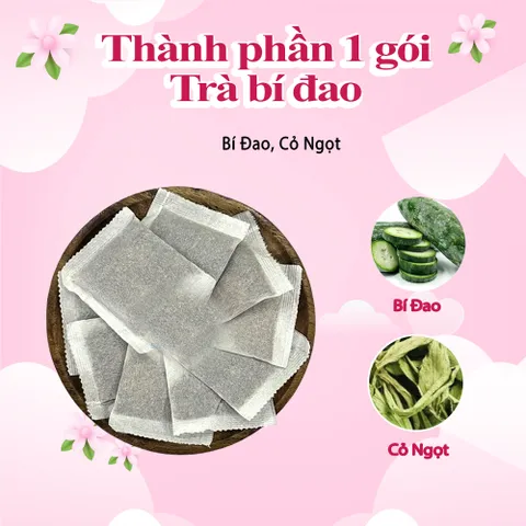 Combo Trà Bí Đao Túi Lọc 30 Gói Tiện Lợi Pha Nhanh Dễ Uống Siêu Thị Thiên Nhiên