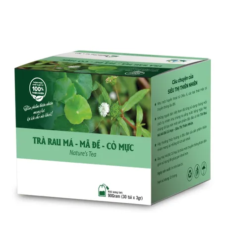 Trà Rau Má Mã Đề Cỏ Mực Hộp 30 Túi Lọc Của Siêu Thị Thiên Nhiên