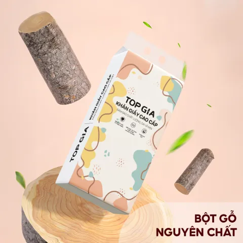 Khăn Giấy Top Gia Đa Sắc, Giấy Vệ Sinh, Giấy Rút Treo Tường Từ Bột Gỗ Nguyên Chất 1280 Tờ 4 Lớp