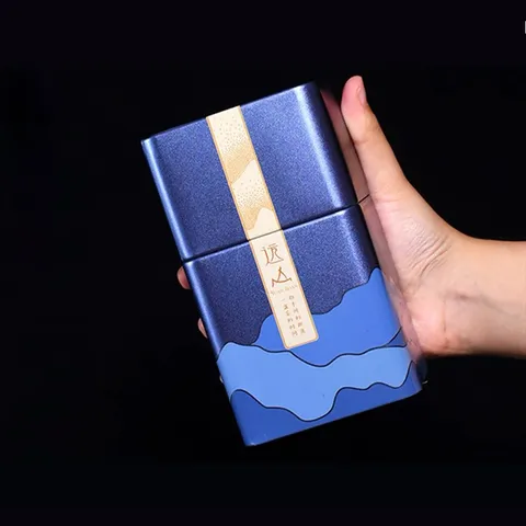 Hộp Thiếc Đựng Trà Cà Phê Ca Cao Phong Cách Hiện Đại Nhỏ Gọn Đa Năng