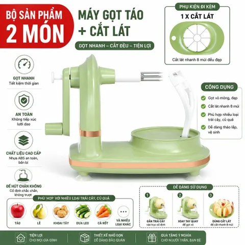Máy gọt hoa quả trái cây đa năng - Giải pháp hoàn hảo để làm sạch vỏ trái cây!