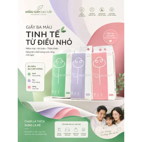 Giấy Sắc Hạ TOPGIA Premium 1280 Tờ – Siêu Mềm, Không Huỳnh Quang, Chuẩn Gia Đình Việt
