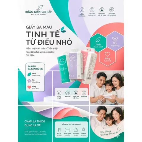 Giấy Sắc Hạ TOPGIA Premium 1280 Tờ – Siêu Mềm, Không Huỳnh Quang, Chuẩn Gia Đình Việt