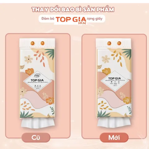 Khăn giấy Top Gia Tiểu Hạ 10 bịch, giấy vệ sinh treo tường 1000 tờ 4 lớp tiện lợi và chất lượng.