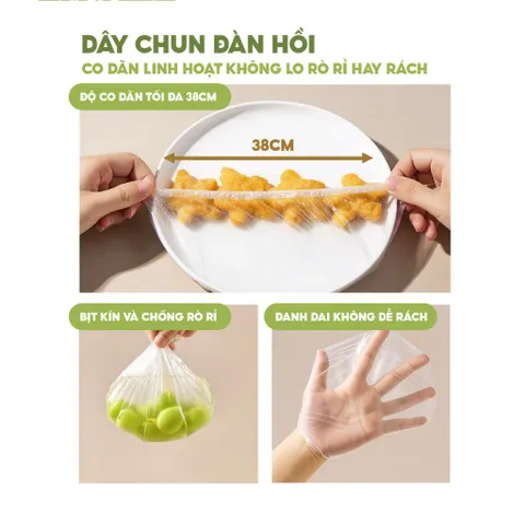 [Tặng Kèm Nam Châm] Hộp 100 Màng Bọc Thực Phẩm Treo Tường TopGia Cao Cấp