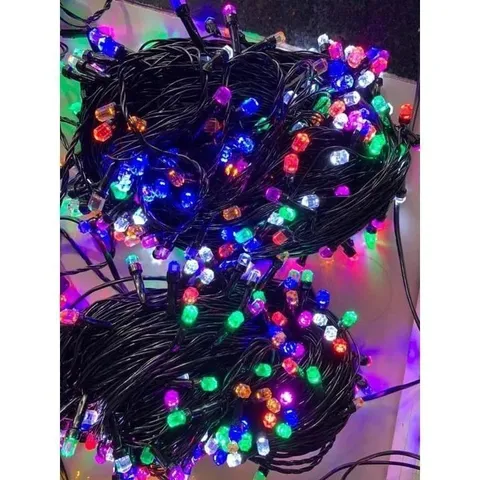 Đèn Led Kim Cương 20-40m trang trí nhấp nháy nhiều màu, 7-8 chế độ cao cấp, lý tưởng cho dịp Tết và Noel.