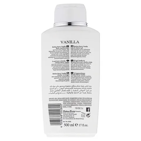 (Hàng Chính Hãng) Sữa tắm nước hoa Vanilla nội địa Đức 500ml - Bettina Barty
