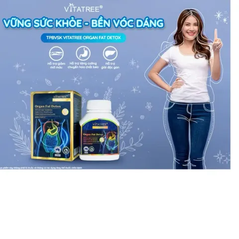 (Chính Hãng) Vitatree Organ Fat Detox hỗ trợ thải mỡ nội tạng Úc