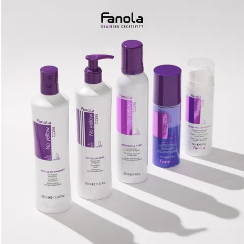 (Chính Hãng Fanola) Dầu gội khử vàng phục hồi NO YELLOW CARE 350 ml 