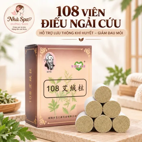 Hộp Điếu Ngải 108 Điếu Đốt cho Thanh Lăn Ngải vv
