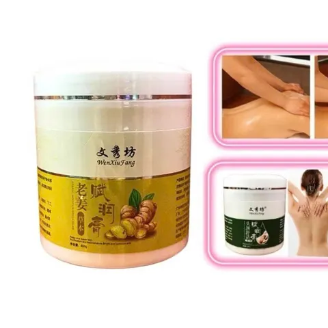 Kem Massage Gừng Ngải Cứu Masa Cho Vai Gáy Và Đầu Đả Thông Kinh Lạc Luu Thông Khít Huyết Hũ 600g M1
