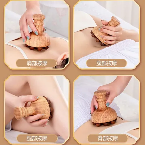 Bàn Chà Gỗ Massage Đả Thông Kinh Lạc. Bàn Chà 12 Bi Cho Spa Dưỡng Sinh
