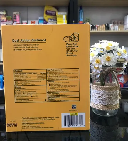 Kem mỡ Neosporin set 3 tuýt hỗ trợ viêm, vết bỏng