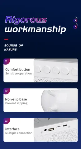 Loa Bluetooth Sạc Ko Dây Đèn Tạo Không Khí 3in1 BT 2301