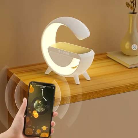 Loa Bluetooth Sạc Ko Dây Đèn Tạo Không Khí 3in1 BT 2301