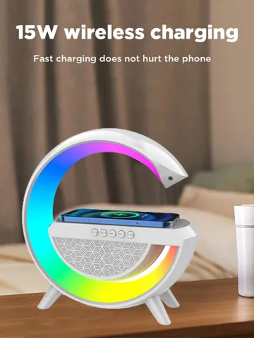 Loa Bluetooth Sạc Ko Dây Đèn Tạo Không Khí 3in1 BT 2301