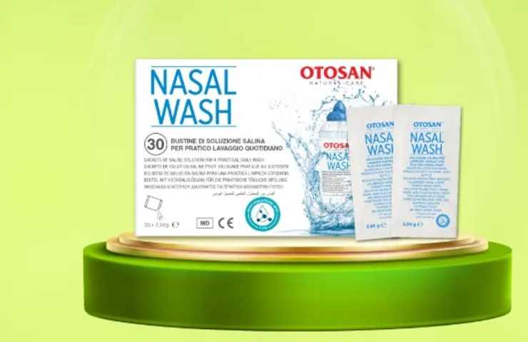 [Nhập khẩu] Muối rửa mũi OTOSAN Nasal Wash (hộp 30 gói)