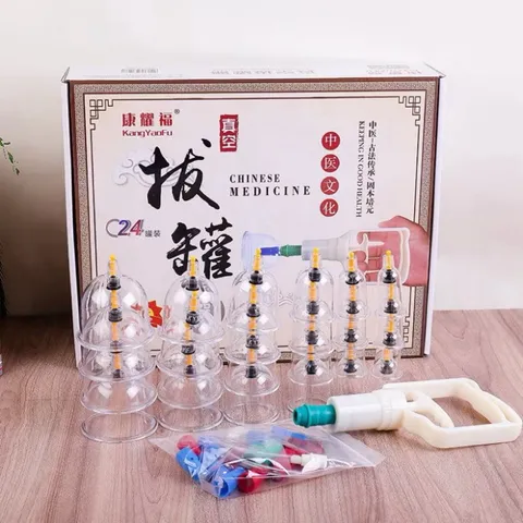 Bộ Giác Hơi Chân Không 32 Ly,24 Ly, 12 Ly Bộ Giác Hơi Không Dùng Lửa Loại Cốc Dày Hàng Cao Cấp