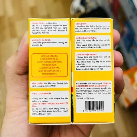 (NK công ty) Dầu Mù U MAX 12ml - Dưỡng ẩm, Làm mềm da, Làm lành vết thương với Mỡ Cừu và Vitamin E - Mỹ phẩm Thiên nhiên cho Da Nhạy Cảm