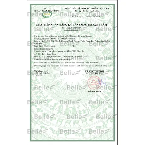 (Công Ty NK) Thực phẩm chức năng DHC Vitamin K (30-day supply) - Dạng viên uống bổ sung Vitamin K