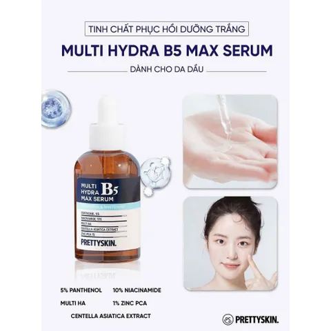 Serum B5 Prettyskin 50ml Phục Hồi Da Hiệu Quả