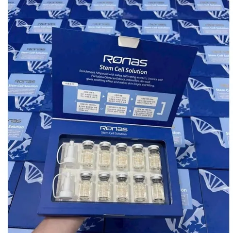 Tế Bào Gốc Ronas Stem Cell Solution - hộp 10 lọ 5ml