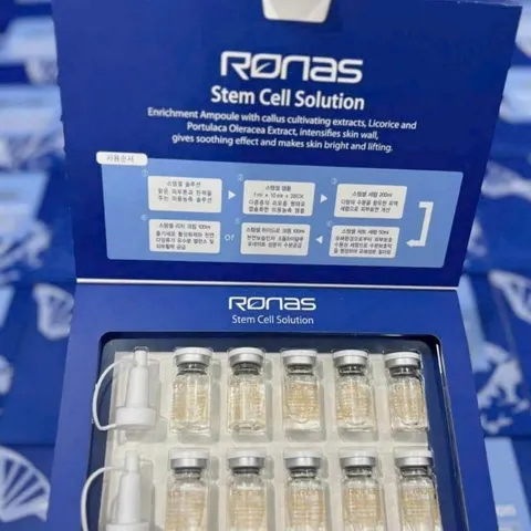 Tế Bào Gốc Ronas Stem Cell Solution - hộp 10 lọ 5ml