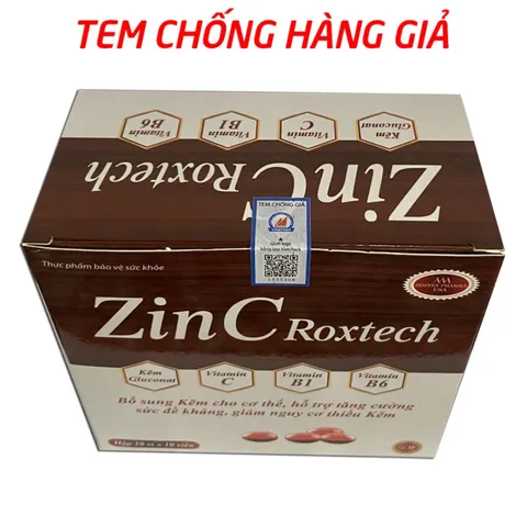 (Công Ty NK) Viên Kẽm ZinC Roxtech 100 Viên - Bổ Sung Vitamin C, B Tăng Cường Sức Đề Kháng, Hỗ Trợ Hệ Miễn Dịch, Dinh Dưỡng Cơ Thể Khỏe Mạnh
