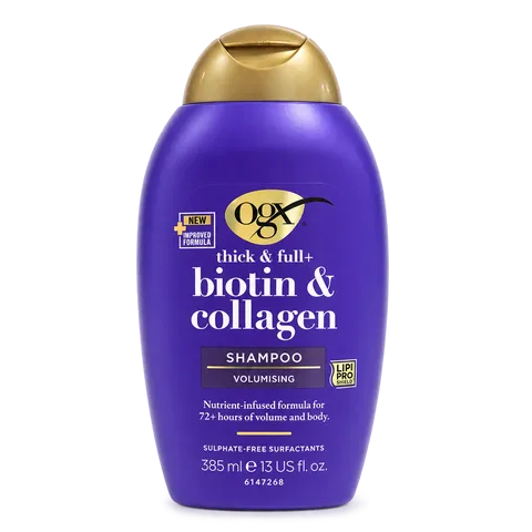 Dầu gội và xả OGX Biotin & Collagen 385ml - Chăm sóc tóc dày và chắc khỏe, ngăn rụng tóc siêu hiệu quả
