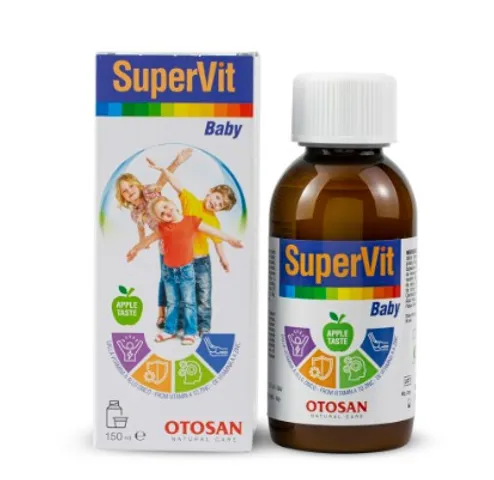 [Nhập khẩu] Siro SuperVit baby Otosan, vitamin tổng hợp bổ sung 21 vitamin và khoáng chất cho bé từ Ý (150 ml)