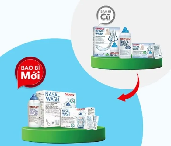 Bộ vệ sinh mũi OTOSAN Nasal Wash Kit giúp làm sạch, kháng khuẩn