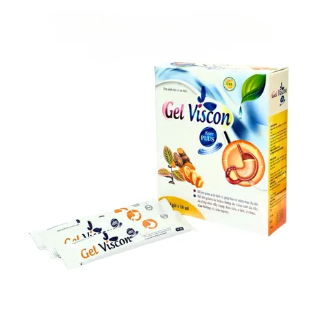 (NK công Ty) Gói Gel Viscon Kore PLUS Hộp 20 Gói – Hỗ Trợ Giảm Đau Thượng Vị, Ợ Chua, Trào Ngược, Khó Tiêu