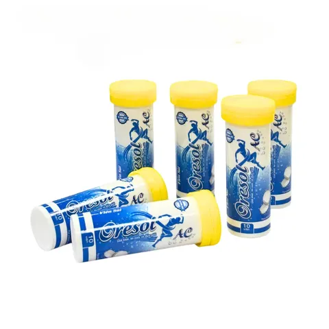(Công Ty NK) Oresol AC Tuýp Sủi 10 Viên – Bổ Sung Nước Và Điện Giải, Hỗ Trợ Bù Nước Cho Cơ Thể