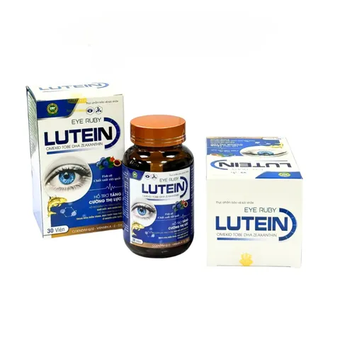 (Công Ty NK) Viên Uống EYE RuBy LUTEIN Hỗ trợ tăng cường thị lực - Hộp 30 viên