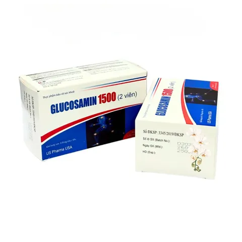 (Công Ty NK) Viên Uống Glucosamin 1500 Hộp 50 Viên Nang Mềm, Hỗ Trợ Giúp Giảm Quá Trình Thoái Hóa Khớp