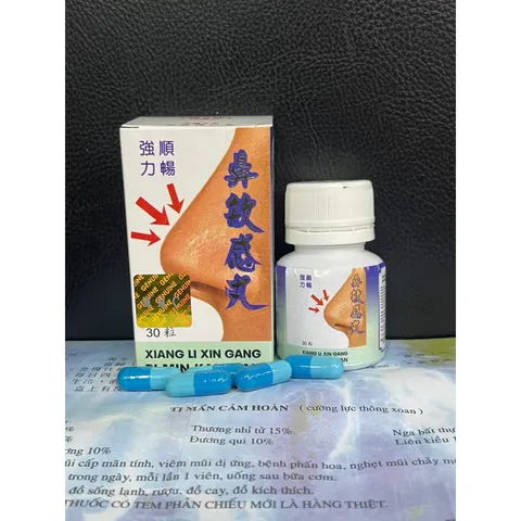 (CTy NK) Xoang 3 Mũi Tên - Viên Uống Giúp Giảm Dị Ứng Mũi, Nghẹt Mũi, Ho Hen - Hỗ Trợ Vệ Sinh Tai Mũi Họng