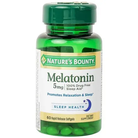 (CTy NK) Viên uống giúp điều hòa giấc ngủ giúp ngủ sâu giấc Melatoninn Nature's Bounty (60 viên)
