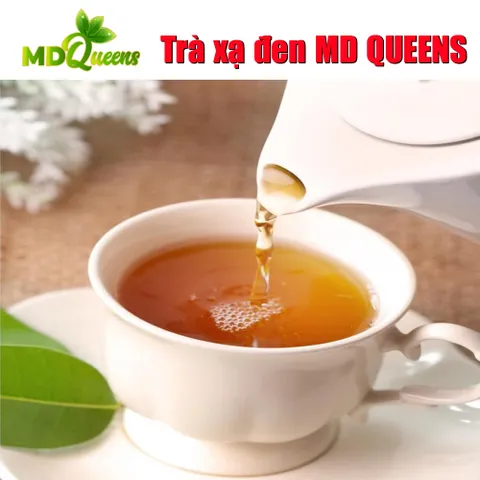 Combo 3 hộp Trà xạ đen MD Queens hộp 30 túi lọc (pha ra 15 lít trà)_Hàng sẵn giao ngay
