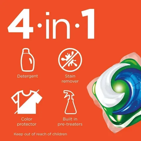 Viên Giặt Tide Pods Ultra Oxi 104 Viên - Mỹ