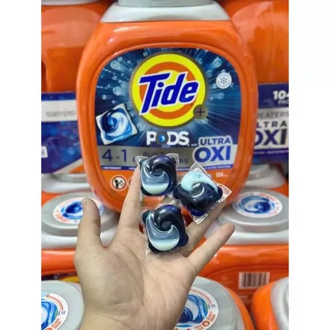 Viên Giặt Tide Pods Ultra Oxi 104 Viên - Mỹ