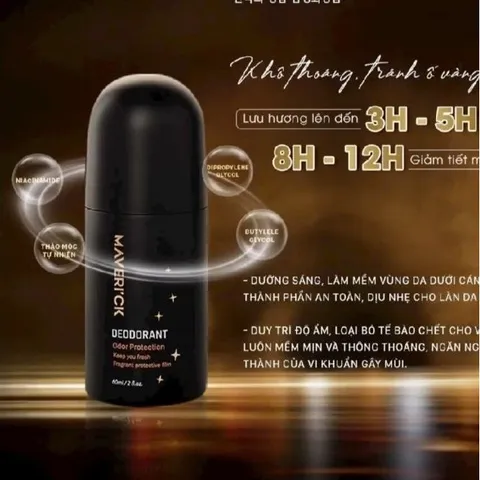 Lăn Khử Mùi Nam MAVERICK Choice Hàn Quốc 60ml - Hương Nước Hoa Cao Cấp Ngăn Mồ Hôi Kháng Khuẩn Suốt 12H 818267