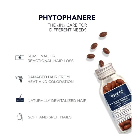 Viên uống PHYTO Phanere hỗ trợ mọc tóc hộp 120v Phytophanere