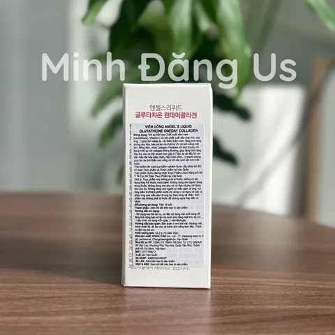 Viên uống trắng da Angel's Liquid Glutathione Oneday Collagen 600mg 72 viên