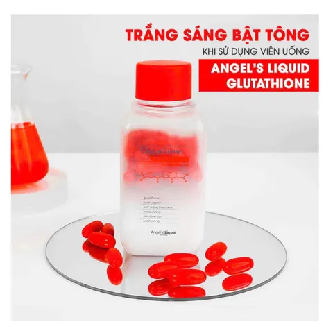 Viên uống trắng da Angel's Liquid Glutathione Oneday Collagen 600mg 72 viên