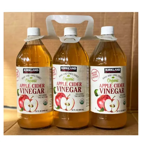 Giấm Táo Hữu Cơ Kirkland Signature Organic Apple Cider Vinegar Chai 946ml Mỹ