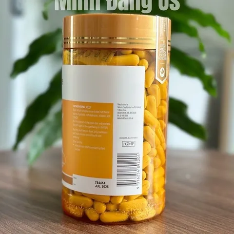 Date 2028 - Sữa ong chúa Healthy Care Royal Jelly 1000 mg chai 365 viên từ Úc