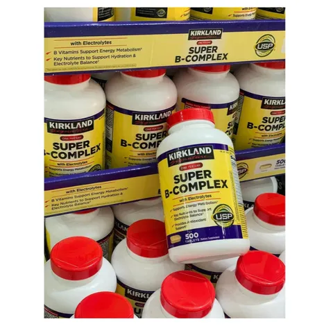 Vitamin B Tổng Hợp Ki.rkland Super B-Complex: “Nhà Máy Năng Lượng” Toàn Diện Cho Sức Khỏe Từ Mỹ