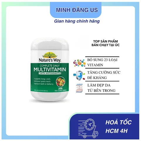 Vitamin Tổng Hợp Úc Nature Way Complete Daily Multivitamin chính hãng