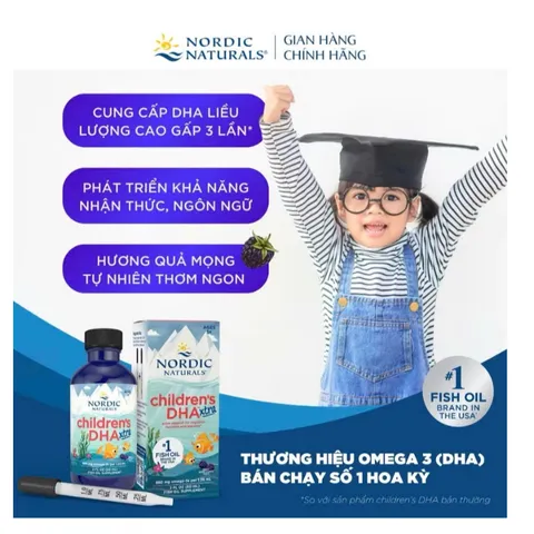 DHA Xtra Nordic Naturals Children's 60ml (1Y+) 818321